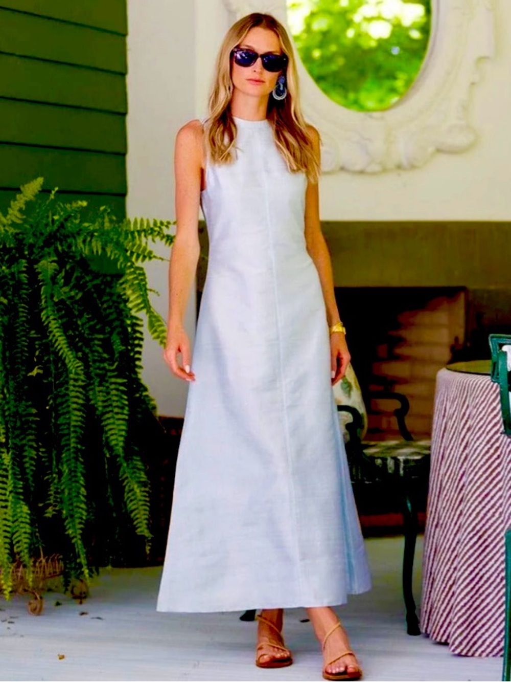 Julia Amory Dress Grace blue  Large